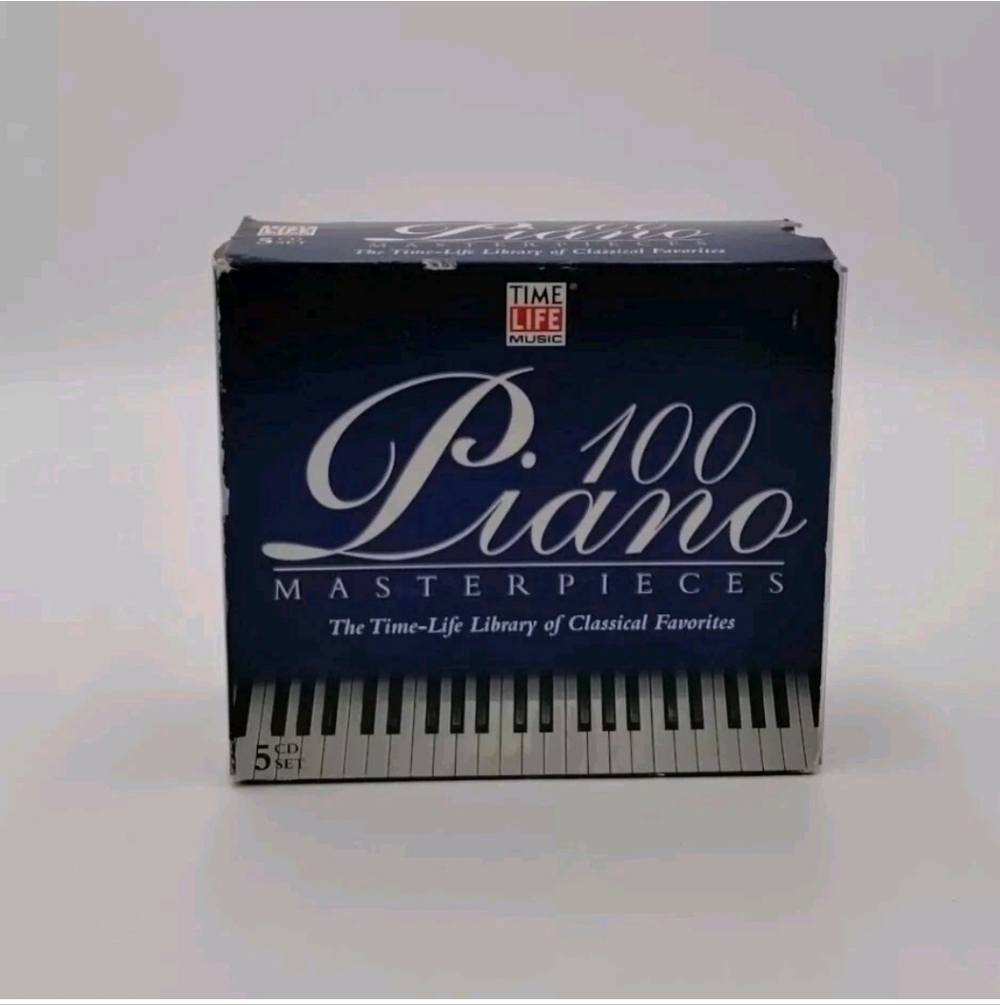 Time Life Music 100 Piano Masterpieces 5-CD Set Classical Favorites